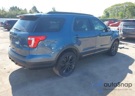 2018 Ford Explorer Xlt z USA, uszkodzony, nr VIN 1FM5K8D87JGB40467